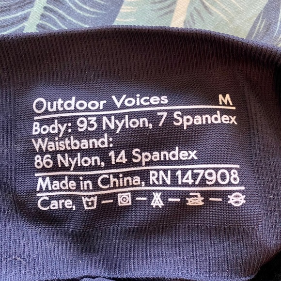 NWT Outdoor Voices Studio Skin Navy Leggings - Picture 6 of 8